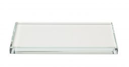 3" x 6" x 1/2" Crystal Clear, Flat Polished